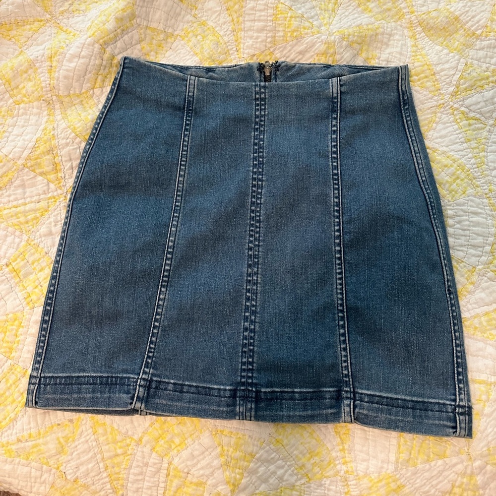 Denim Blue Skirt